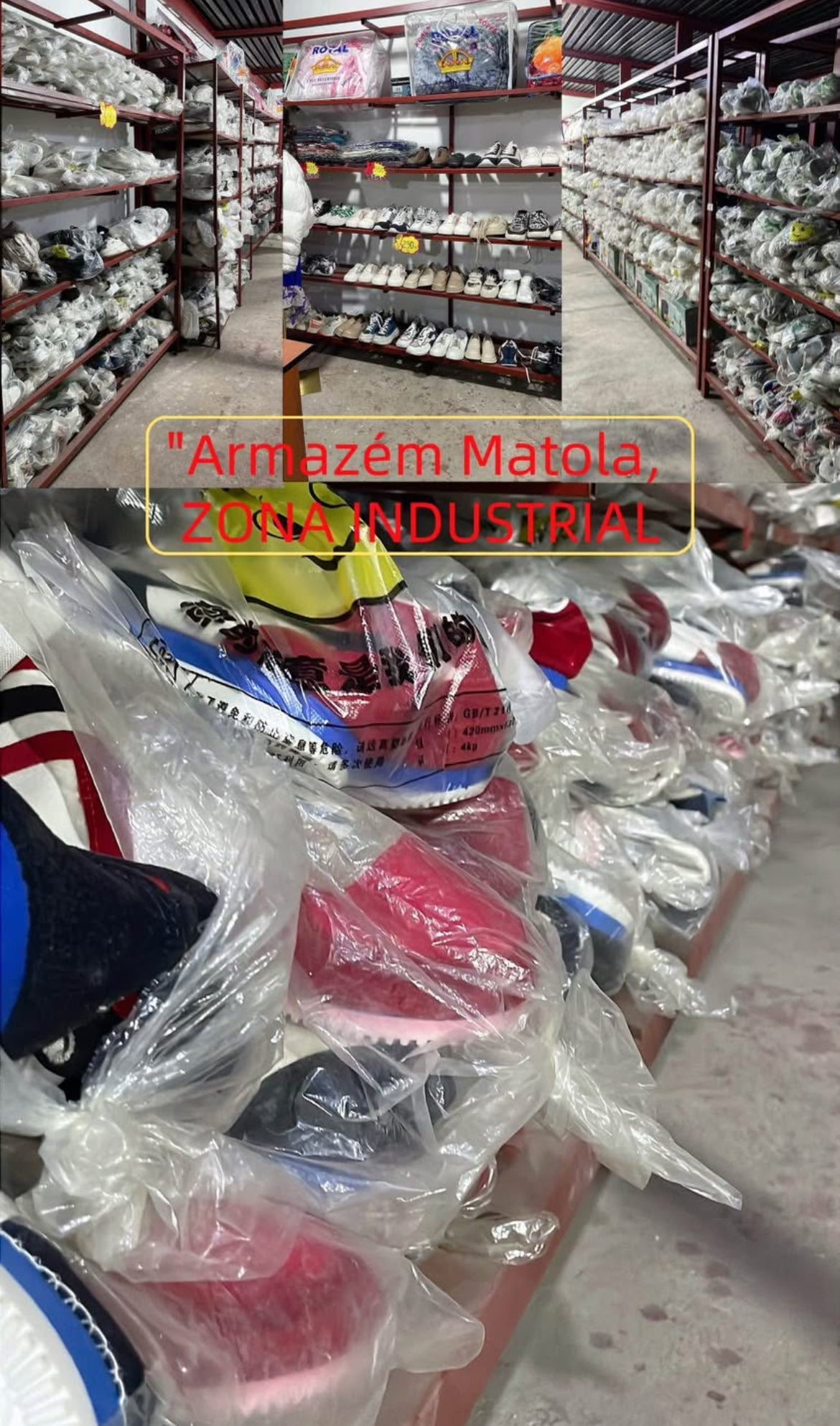 Venda ao atacado de sapatos de esportes em grande quantidade