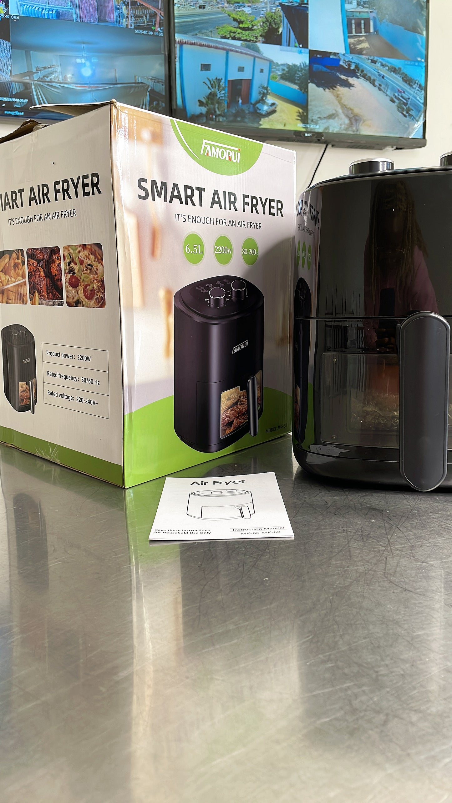 Venda por atacado nova fritadeira de ar de 6,5L